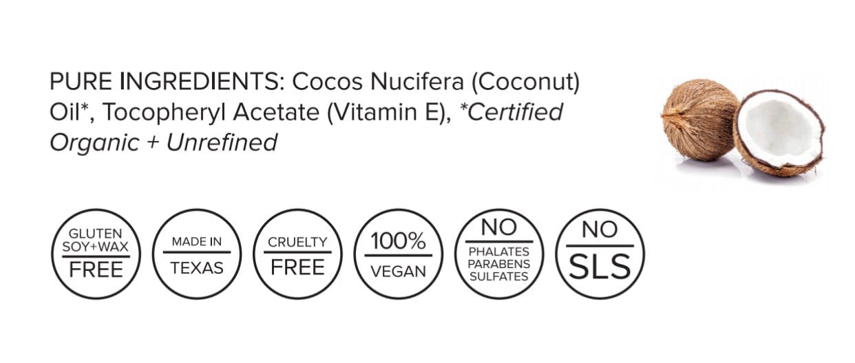 Pure Coconut Handmade Vegan Body Butter