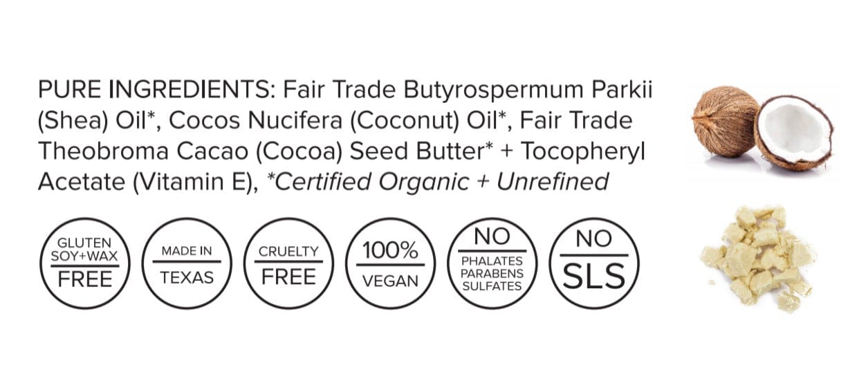 Vegan Handmade Body Butter: African Shea and Cocoa Butter