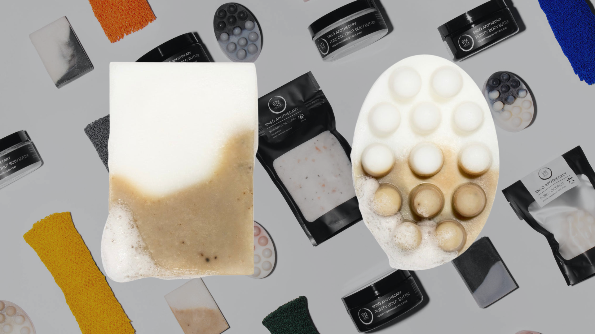 Vegan Soap Coconut Oil Soap with dōTERRA Peppermint Essential Oil and Grapefruit Essential Oil