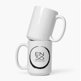 Ensō White Glossy Mug